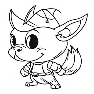 Tuyler Urpertici Foxy Korsan Boyama Sayfasi 87751-28199