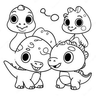 Dinozor Sayfası Maceraları Boyama Sayfaları