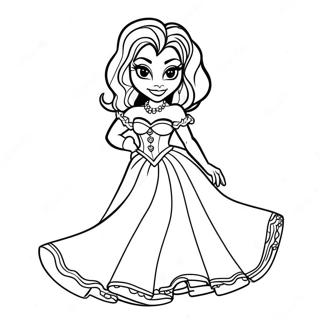 Clawdeen Wolf Canavar Yüksekokulu Boyama Sayfaları
