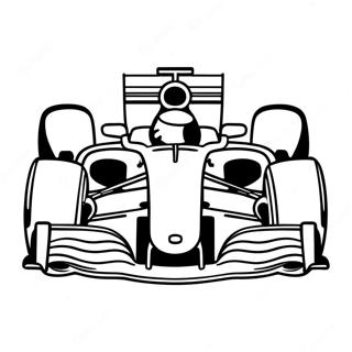 Formula 1 Surucusu Aksiyon Halinde Boyama Sayfasi 88007-28390