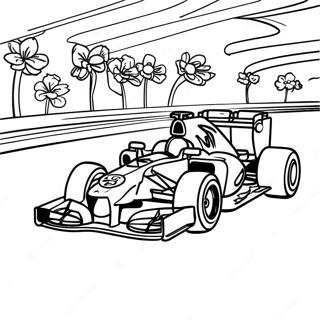 Renkli Formula 1 Pisti Boyama Sayfasi 88008-28393