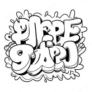 Renkli Harika Grafiti Boyama Sayfasi 88236 28748