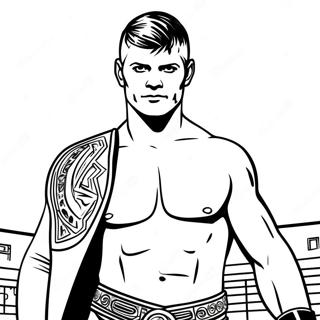 Cody Rhodes Giris Kiyafeti Boyama Sayfasi 88289-28793