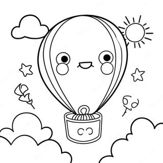 Renkli Anaokulu Mezuniyet Balonu Boyama Sayfasi 88676-29092