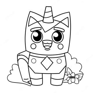 Unikitty Boyama Sayfasi 89368-29616