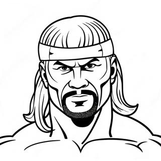 Renkli Wwe Superstarlari Boyama Sayfasi 89863-30012