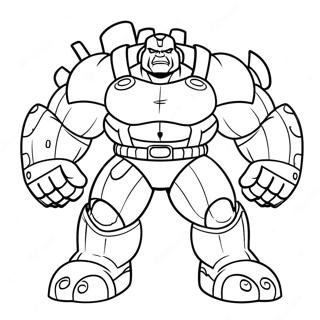 Hulk Buster Boyama Sayfasi 89987-30094