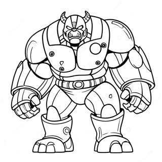 Hulk Buster Aksiyon Boyama Sayfasi 89988-30098