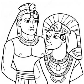 Yusuf Ve Firavun Boyama Sayfasi 90379-30408