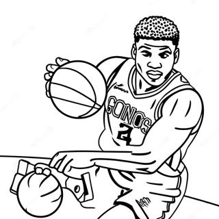 Giannis Savunma Yaparken Boyama Sayfasi 90613-30590