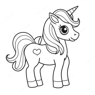 Beni Sahiplen Tekboynuz Boyama Sayfasi 90739-30687