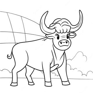 Chicago Bulls Maskotu Boyama Sayfasi 91279-31175