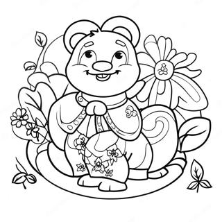 Cin Yeni Yili Kutlamasi Boyama Sayfasi 91306 31199