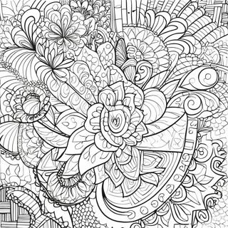 Geometrik Rangoli Sekilleri Boyama Sayfasi 92171 31874