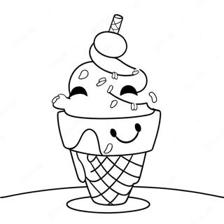 Peppa Pigin Dev Dondurma Sundae Keyfi Boyama Sayfasi 92247-31930