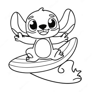 Macera Dolu Stitch Sorf Boyama Sayfasi 92377 32032