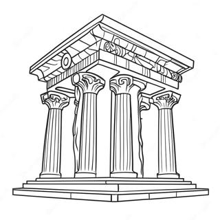 Antik Yunan Tapinagi Boyama Sayfasi 92533-32151