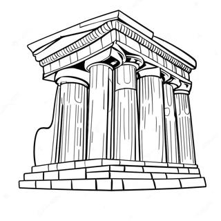 Antik Yunan Tapinagi Boyama Sayfasi 92533-32152