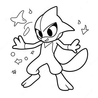 Greninja Ile Shuriken Boyama Sayfasi 92713 32296