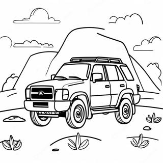 Toyota Suv Macera Boyama Sayfasi 92944-32476