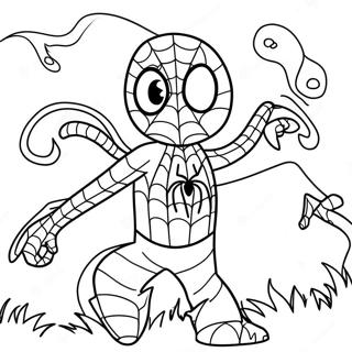 Arkadas Canlisi Orumcek Adam Seker Toplama Boyama Sayfasi 93021 32535