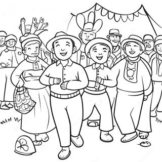 Geleneksel Ulke Festivalleri Boyama Sayfasi 93459 32879