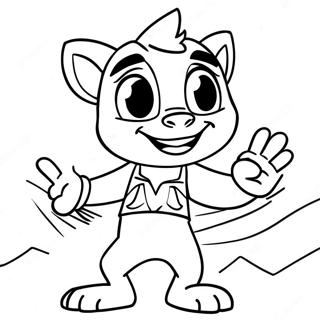 Coco Bandicoot Macera Boyama Sayfasi Boyama Sayfaları