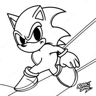 Dinamik Gumus Sonic Aksiyon Boyama Sayfasi 93946 33248