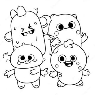 Sevimli Cirkin Bebekler Boyama Sayfasi 94230 33468