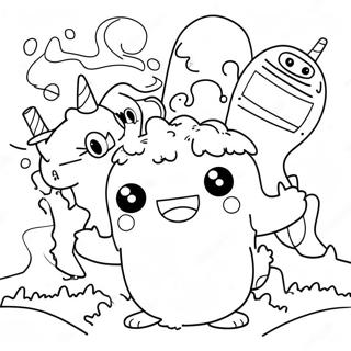 Mutlu Cirkin Bebekler Boyama Sayfasi 94233 33477