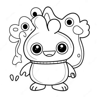 Mutlu Cirkin Bebekler Boyama Sayfasi 94233 33479