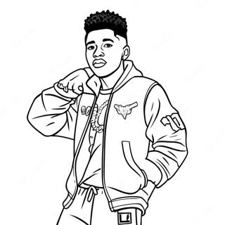 Nba Youngboy Sik Kiyafet Boyama Sayfasi 94463 33856