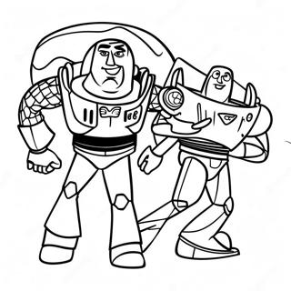Woody Ve Buzz Isik Yili Macera Boyama Sayfasi 94565-33781