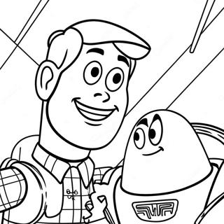 Woody Ve Buzz Isik Yili Macera Boyama Sayfasi 94565-33782