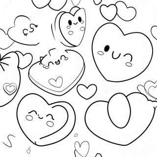 Sevimli Konusma Kalpleri Boyama Sayfasi 94591 33803