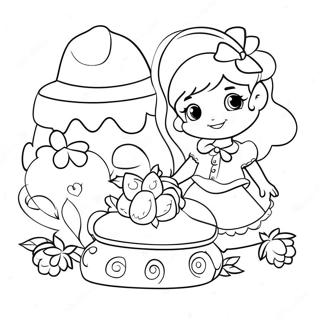Sirin Cilek Kisa Kek Cay Partisi Boyama Sayfasi 94903 34193