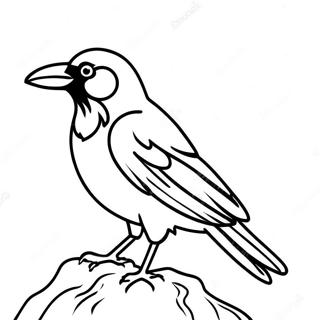 Karga Boyama Sayfasi 95410-34578