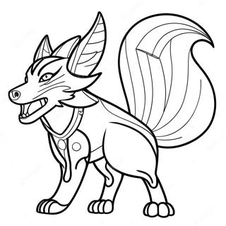 Dokuz Kuyruklu Tilki Naruto Boyama Sayfasi 95640-34802