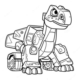 Dinotrux Boyama Sayfaları