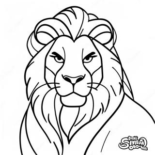 Bilge Mufasa Ve Simba Boyama Sayfasi 95897 35005