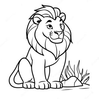 Bilge Mufasa Ve Simba Boyama Sayfasi 95897 35006