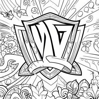 Wwe Logosu Boyama Sayfasi 96234 35262