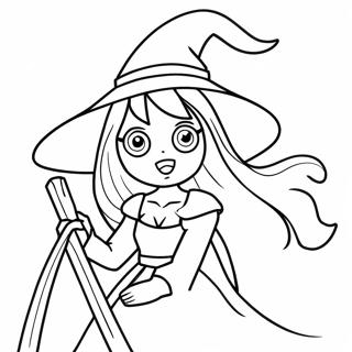 Korkutucu Anime Cadi Boyama Sayfasi 96286 35303