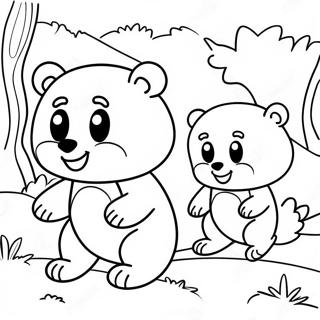 Komik Grizzy Ve Lemmingler Macerasi Boyama Sayfasi 96389-35382