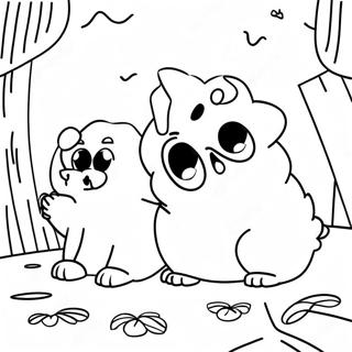 Komik Grizzy Ve Lemmingler Macerasi Boyama Sayfasi 96389-35384