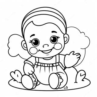 Gulen Bebek Oyuncak Boyama Sayfasi 96443-35429