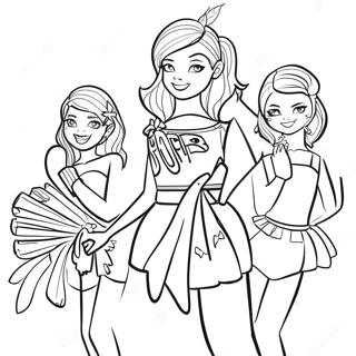 Seahawks Cheerleaderlari Boyama Sayfasi 96492 35462