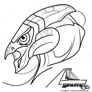 Seahawks Maskotu Boyama Sayfasi 96493-35466