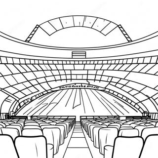 Seahawks Stadyum Manzarasi Boyama Sayfasi 96494 35470
