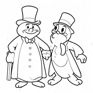 Scrooge Ve Gecmisin Noel Hayaleti Boyama Sayfasi 96749-35828